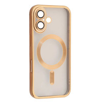 Чохол-силікон Shining Camera MagSafe iPhone 16 Plus, Gold