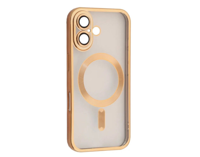 Чохол-силікон Shining Camera MagSafe iPhone 16 Plus, Gold