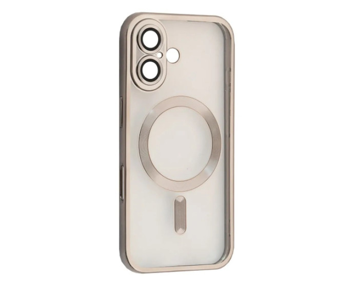 Чохол-силікон Shining Camera MagSafe iPhone 16 Plus, Natural titanium