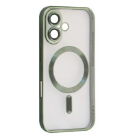 Чохол-силікон Shining Camera MagSafe iPhone 16 Plus, Dark green