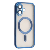 Чохол-силікон Shining Camera MagSafe iPhone 16 Plus, Blue