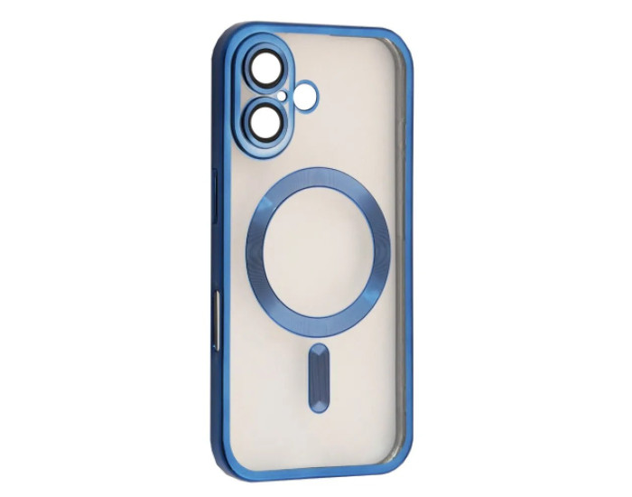 Чохол-силікон Shining Camera MagSafe iPhone 16 Plus, Blue