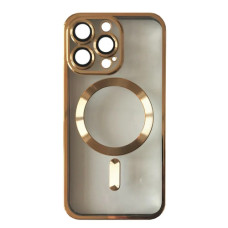 Чохол-силікон Shining Camera MagSafe iPhone 15 Pro Max, Gold