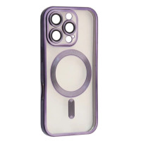 Чохол-силікон Shining Camera MagSafe iPhone 15 Pro Max, Deep purple