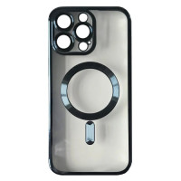 Чохол-силікон Shining Camera MagSafe iPhone 15 Pro Max, Blue titanium