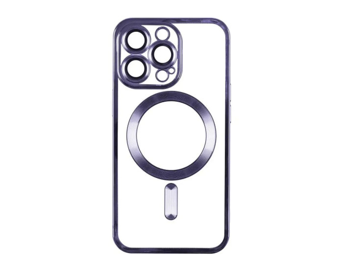 Чохол-силікон Shining Camera MagSafe iPhone 14 Pro, Deep purple