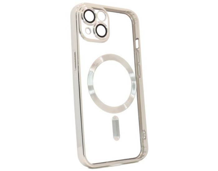 Чохол-силікон Shining Camera MagSafe iPhone 13, Silver