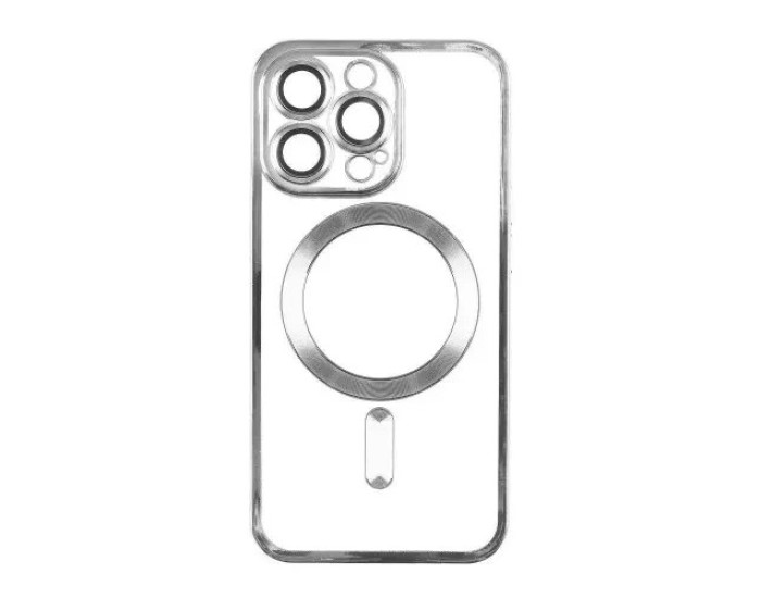 Чохол-силікон Shining Camera MagSafe iPhone 12 Pro Silver