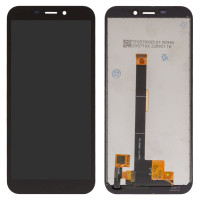 Дисплей з сенсорним екраном (модуль) Ulefone Armor X8 /Armor X8 Pro, чорний, переклеювання