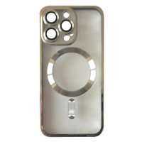 Чехол-силикон Shining Camera MagSafe iPhone 15 Pro, Silver