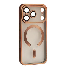 Чохол-силікон Shining Camera MagSafe iPhone 17 Pro, Desert titanium