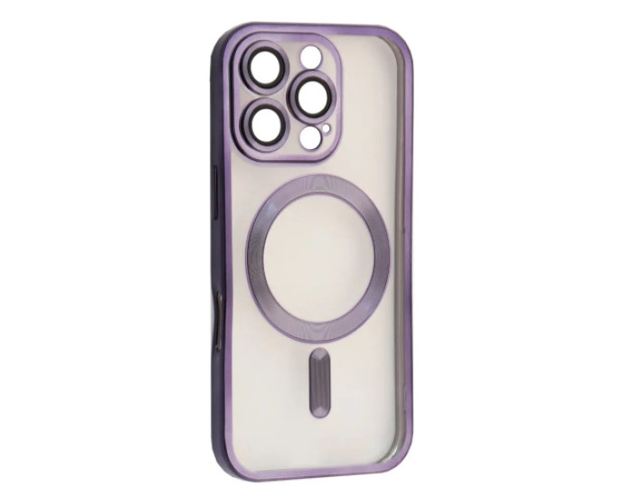 Чохол-силікон Shining Camera MagSafe iPhone 15 Pro, Deep purple