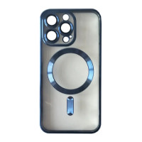 Чохол-силікон Shining Camera MagSafe iPhone 15 Pro, Blue