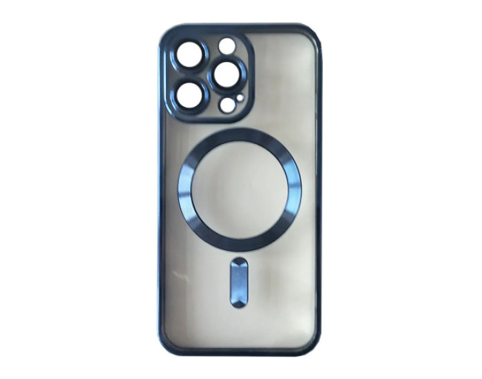 Чохол-силікон Shining Camera MagSafe iPhone 15 Pro, Blue