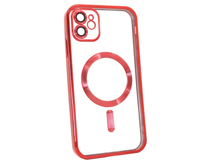 Чохол-силікон Shining Camera MagSafe iPhone 12, Red
