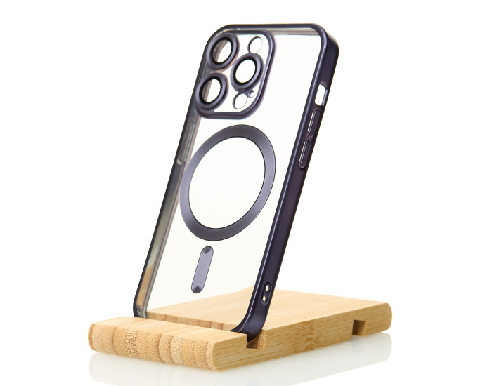 Чохол-силікон Shining Matte Camera MagSafe iPhone 14 Pro, Deep purple