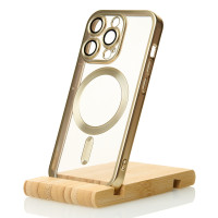 Чохол-силікон Shining Matte Camera MagSafe iPhone 14 Pro, Gold