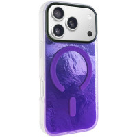 Чохол-силікон Shiny Mountain MagSafe iPhone 17 Pro, Purple