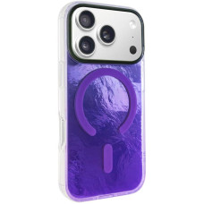 Чохол-силікон Shiny Mountain MagSafe iPhone 17 Pro, Purple