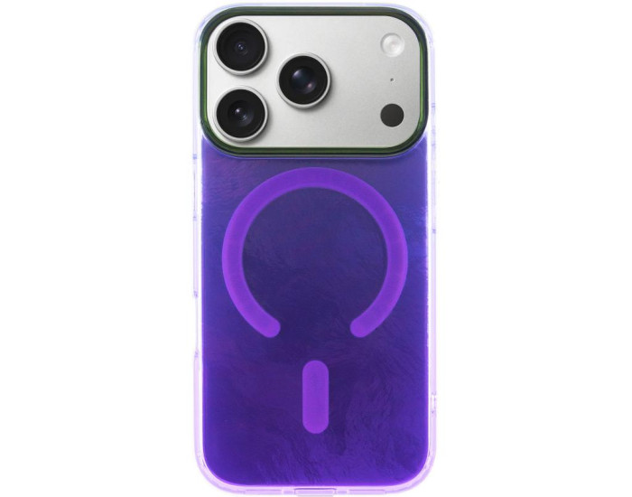 Чохол-силікон Shiny Mountain MagSafe iPhone 17 Pro, Purple