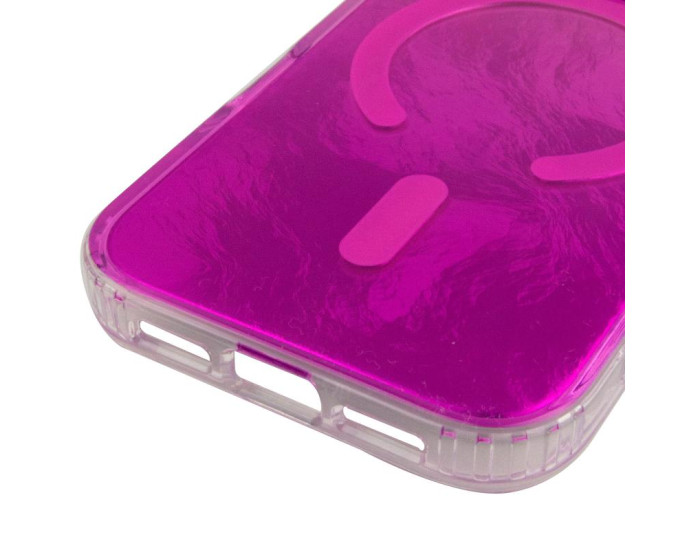 Чохол-силікон Shiny Mountain MagSafe iPhone 17 Pro, Pink