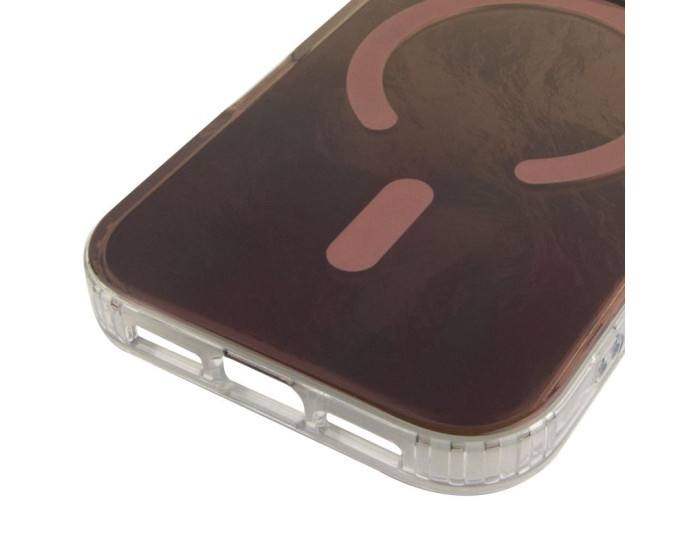 Чохол-силікон Shiny Mountain MagSafe iPhone 17 Pro Max, Chocolate