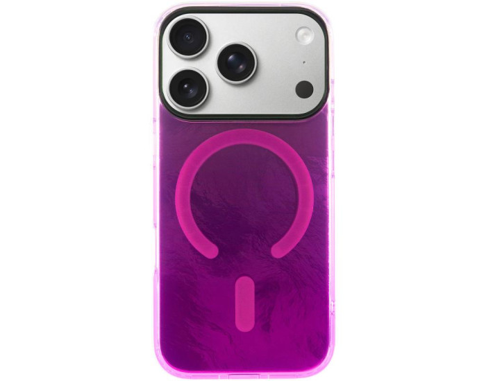 Чохол-силікон Shiny Mountain MagSafe iPhone 17 Pro Max, Pink