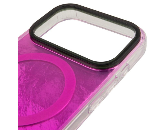 Чохол-силікон Shiny Mountain MagSafe iPhone 17 Pro Max, Pink