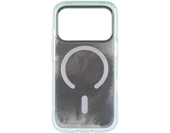 Чохол-силікон Shiny Mountain MagSafe iPhone 17 Pro, Green/Blue