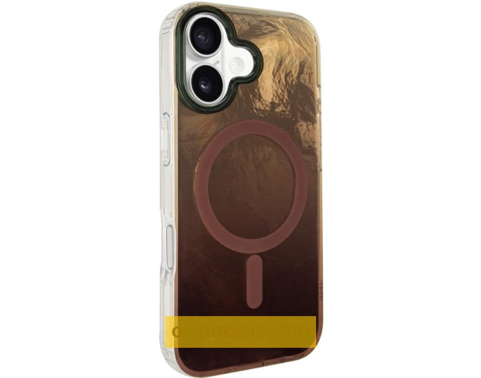 Чохол-силікон Shiny Mountain MagSafe iPhone 17, Chocolate
