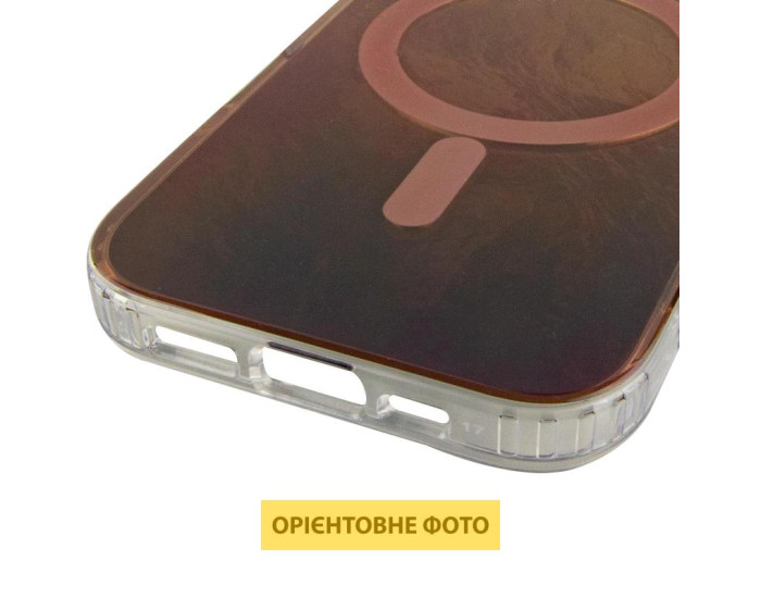 Чохол-силікон Shiny Mountain MagSafe iPhone 17, Chocolate