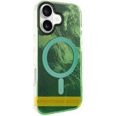 Чохол-силікон Shiny Mountain MagSafe iPhone 17, Green