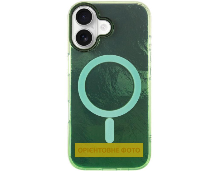 Чохол-силікон Shiny Mountain MagSafe iPhone 17, Green