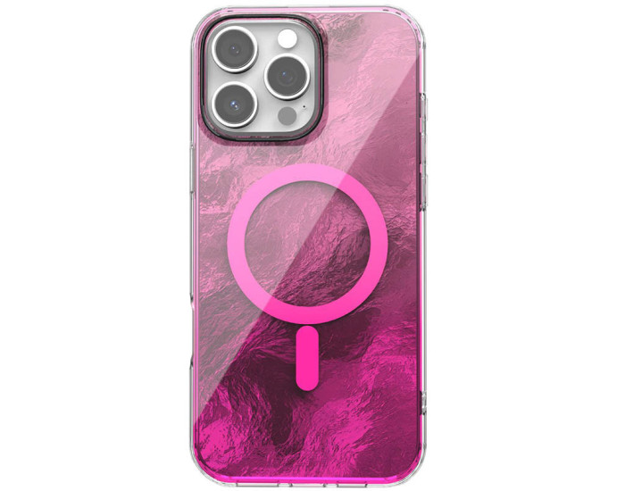Чохол-силікон Shiny Mountain MagSafe iPhone 16 Pro, Pink