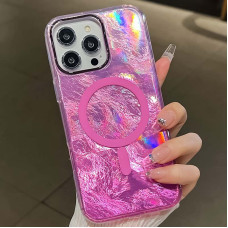Чохол-силікон Shiny Mountain MagSafe iPhone 16 Pro, Pink