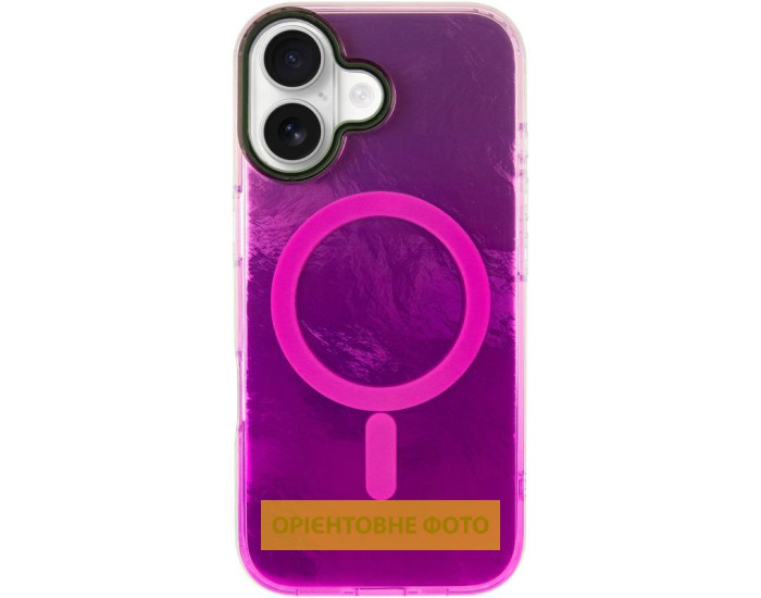 Чохол-силікон Shiny Mountain MagSafe iPhone 17, Pink