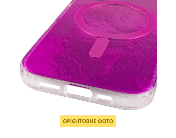 Чохол-силікон Shiny Mountain MagSafe iPhone 17, Pink