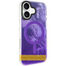 Чохол-силікон Shiny Mountain MagSafe iPhone 17, Purple