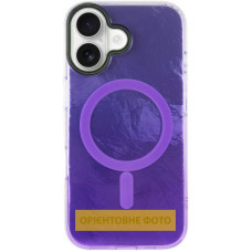 Чохол-силікон Shiny Mountain MagSafe iPhone 17, Purple
