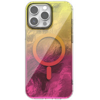 Чохол-силікон Shiny Mountain MagSafe iPhone 15 Pro Max, Yellow/Pink