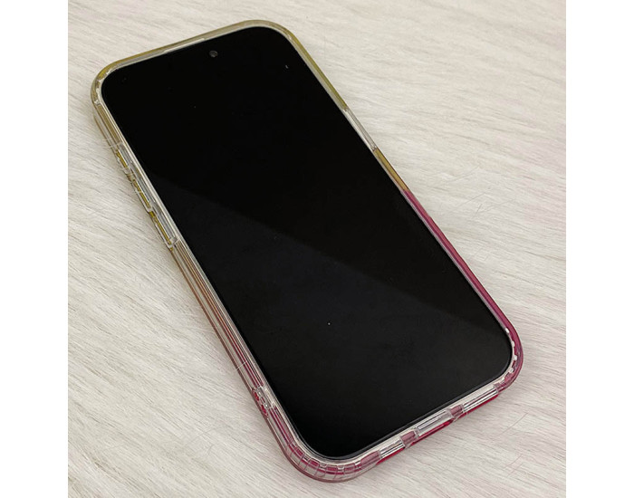 Чохол-силікон Shiny Mountain MagSafe iPhone 15 Pro Max, Yellow/Pink