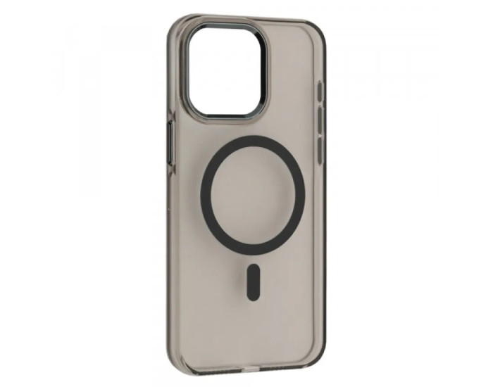 Чохол-силікон Silver Shield MagSafe iPhone 16 Pro Max, Transparent black