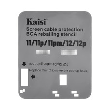 BGA-трафарет Kaisi для микросхемы дисплея iPhone 11 /11 Pro /11 Pro Max /12 /12 Pro