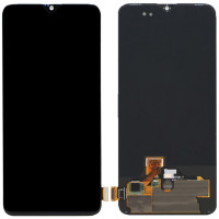 Дисплей з сенсорним екраном (модуль) OnePlus 6T, чорний, OEM