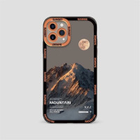 Чохол-силікон Snowy Mountains iPhone 14 Pro, з захистом камери, Beige