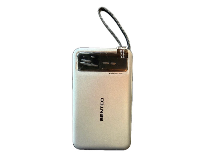 Портативна батарея (Power Bank) Senteo Lithium 2 (PS3-02) 30000mAh, 22.5W fast charging with cable Version_1, Темно-сірий