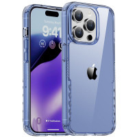 Чохол-силікон TPU+PC Multi-Color iPhone 15 Pro, Blue
