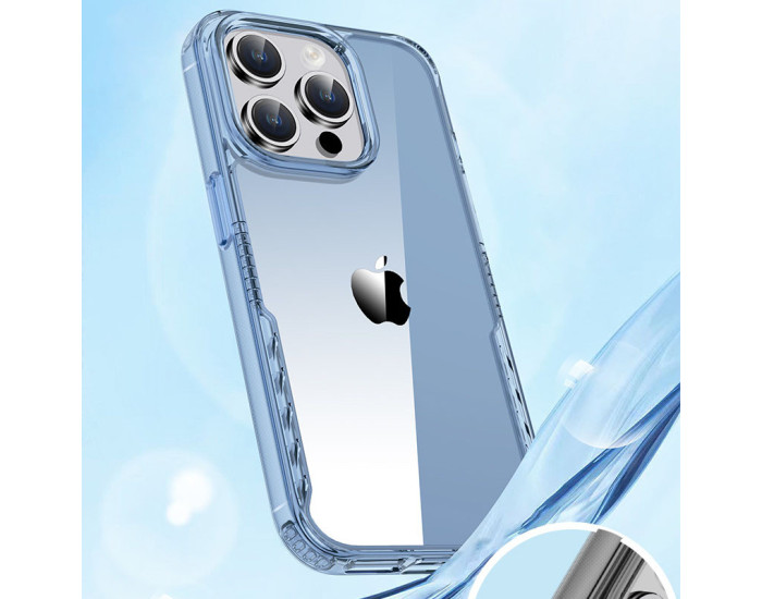 Чохол-силікон TPU+PC Multi-Color iPhone 15 Pro, Blue