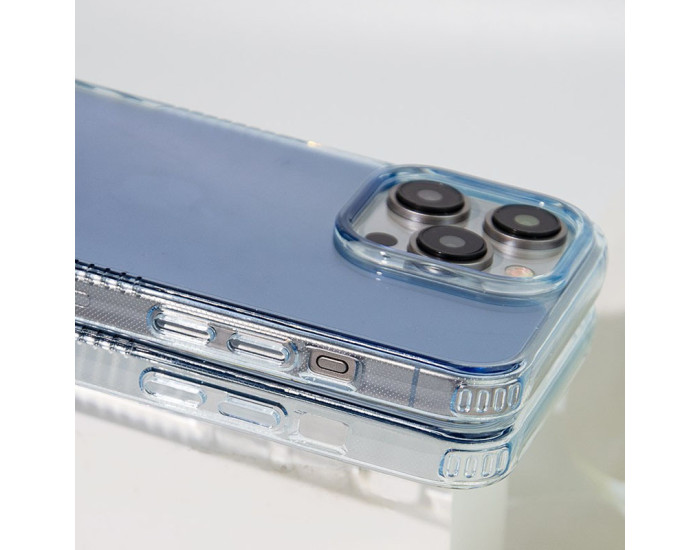 Чохол-силікон TPU+PC Multi-Color iPhone 15 Pro, Blue