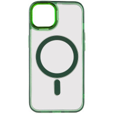 Чохол-силікон TPU+Iris with MagSafe iPhone 12 Pro/12, Green
